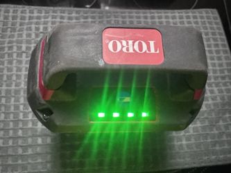 Toro Flexforce 2.5 Ah Battery & Electric Blower (like new)