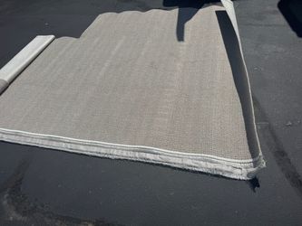 Gray Carpet Remnant – Approx. 6’ x 6’