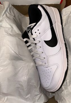 Nike Dunk Low White Black Size 10W/8.5M