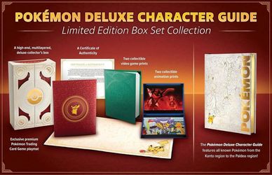 Pokémon Deluxe Character Guide Limited Edition Box Set Collection In Hand