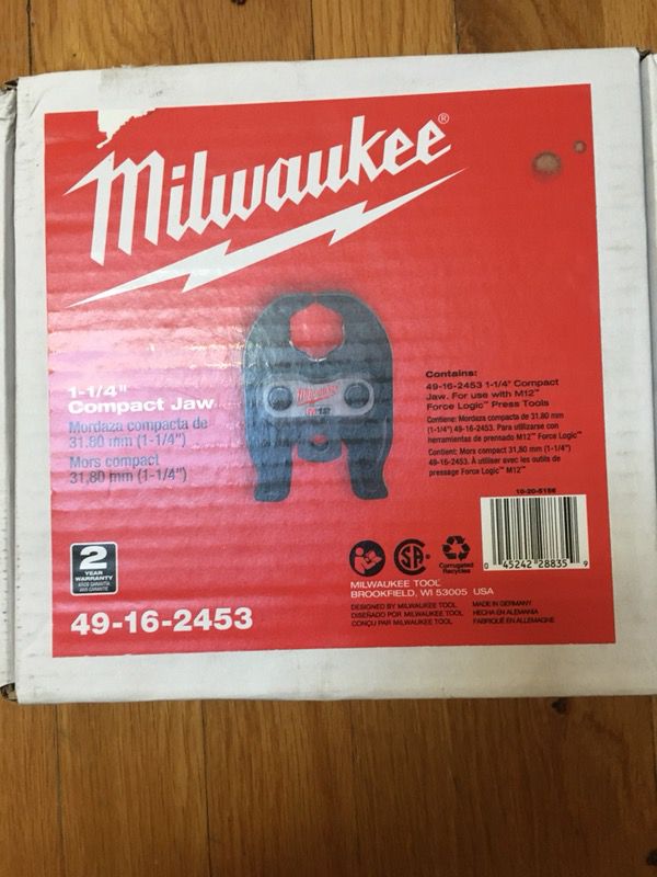 Milwaukee M12 Copper Propress Jaw for Sale in Silver Spring, MD OfferUp
