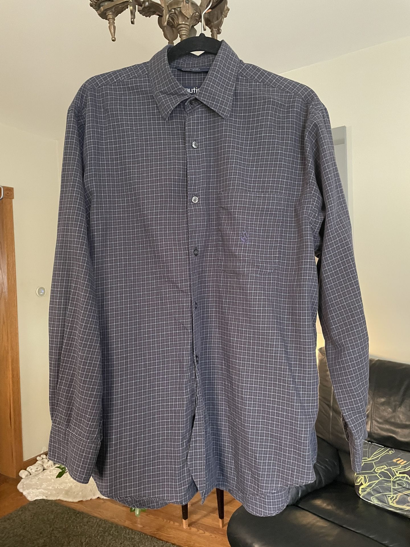 Blue Long Sleeve Shirt NAUTICA