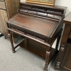 Warm Brown Secretary Desk  - Classic 