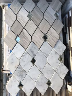 Mármol callacatta blanco Mirror tile mosaic