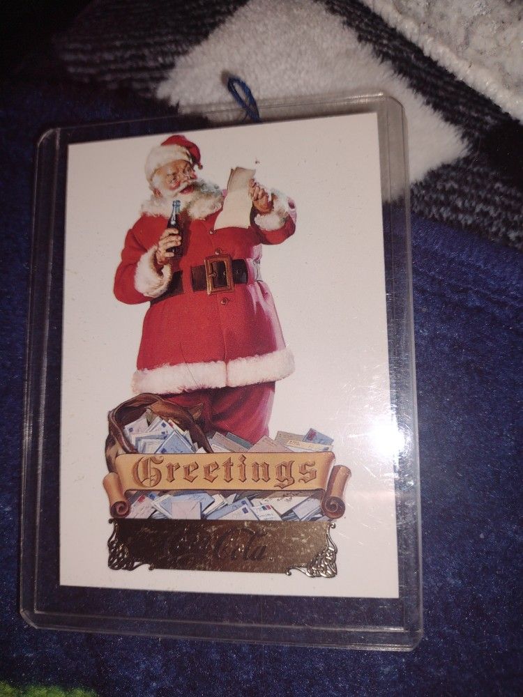 Santa Claus 1994 Coca Cola Card S18. Cash Porch Pickup Redmond