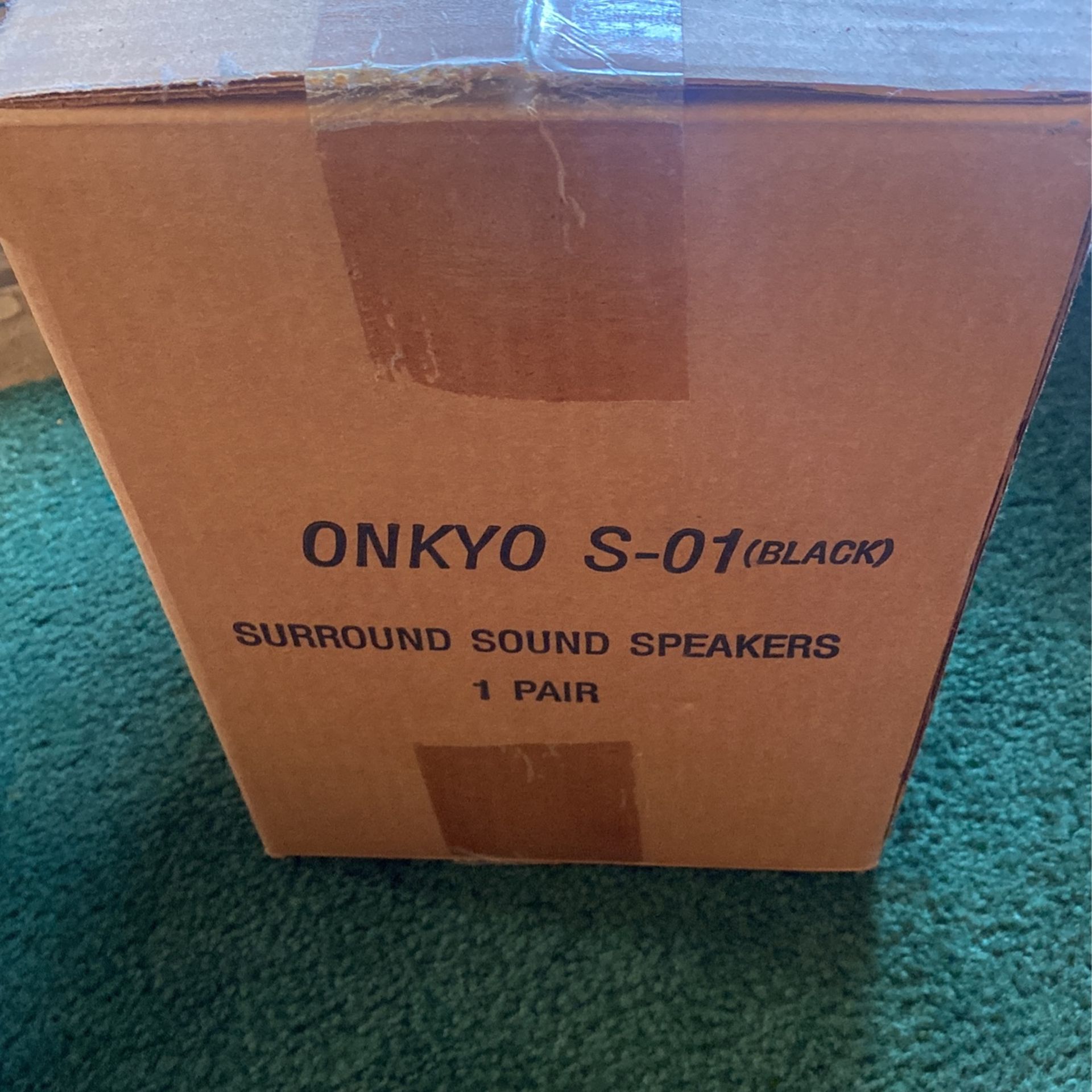 Onkyo Speakers S-01 Black Pair New In Box Never Opened