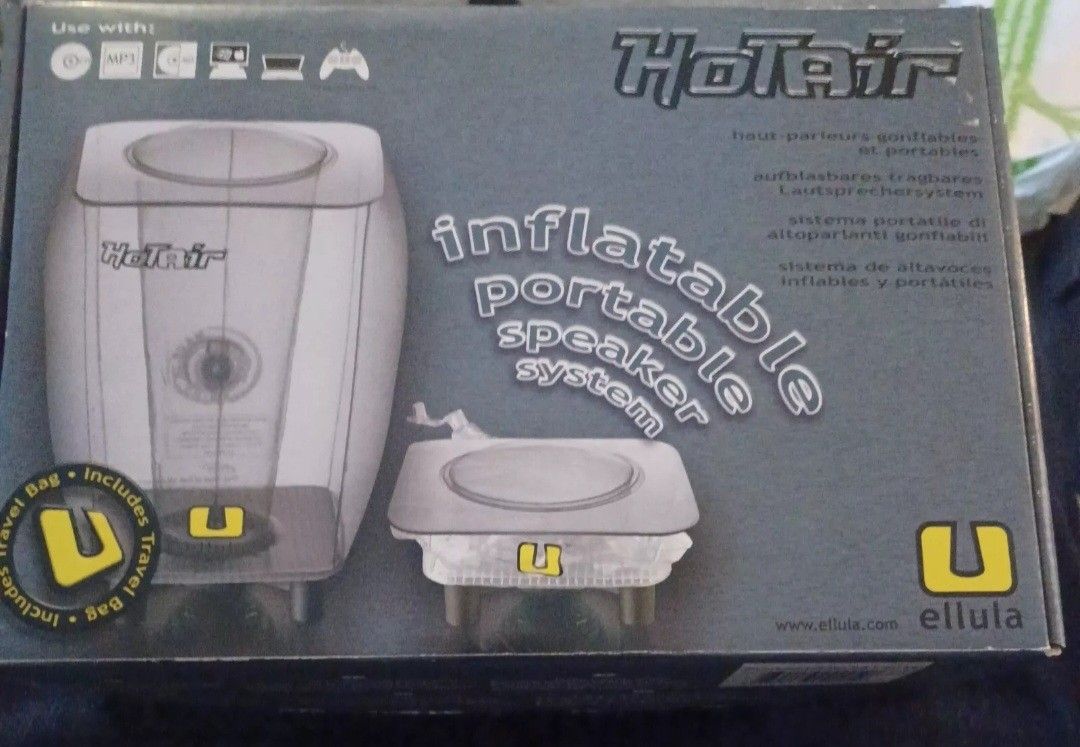 HotAir Inflatable Portable Speaker System/New