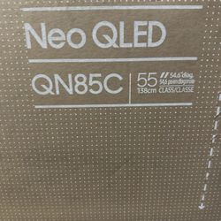 SAMSUNG 55-Inch Class Neo QLED 4K QN85C Series Neo Quantum HDR, Dolby Atmos, Object Tracking Sound, Motion Xcelerator Turbo+, Gaming Hub, Smart TV wit