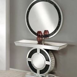 Noor Consel Table Mirror