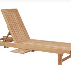 New Solid Teak Outdoor Chaise Loungers