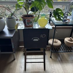 Upcycled Stand/Table - Vintage Parts