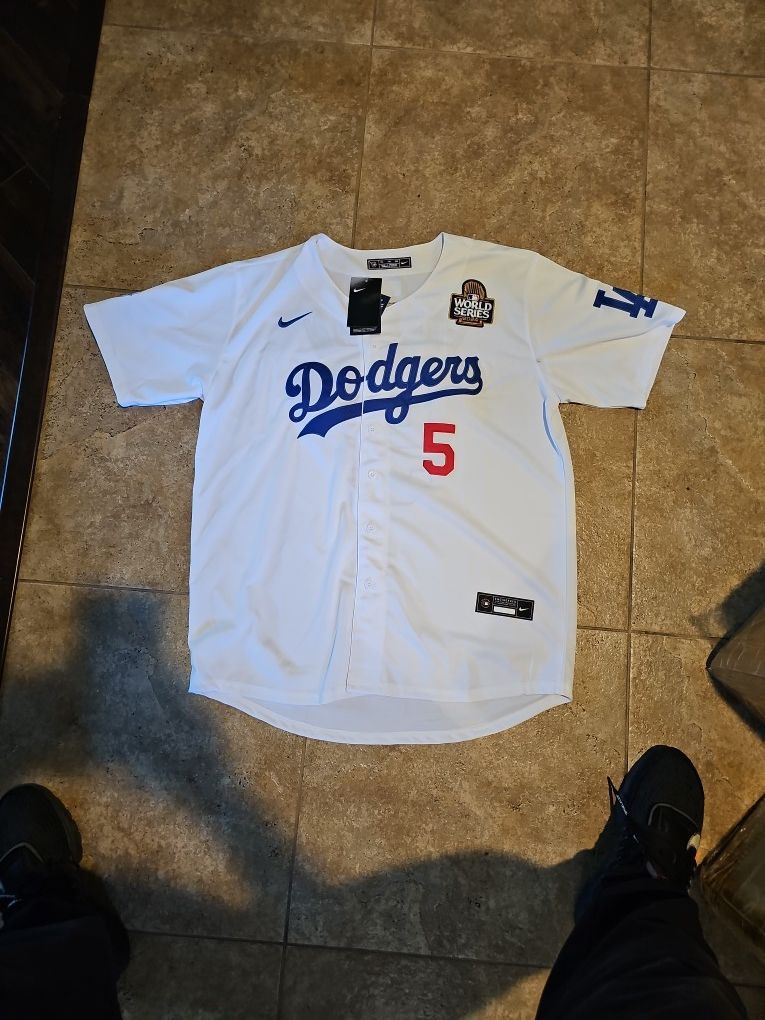 Dodgers Freeman #5 World Series Champions Jersey 2xl