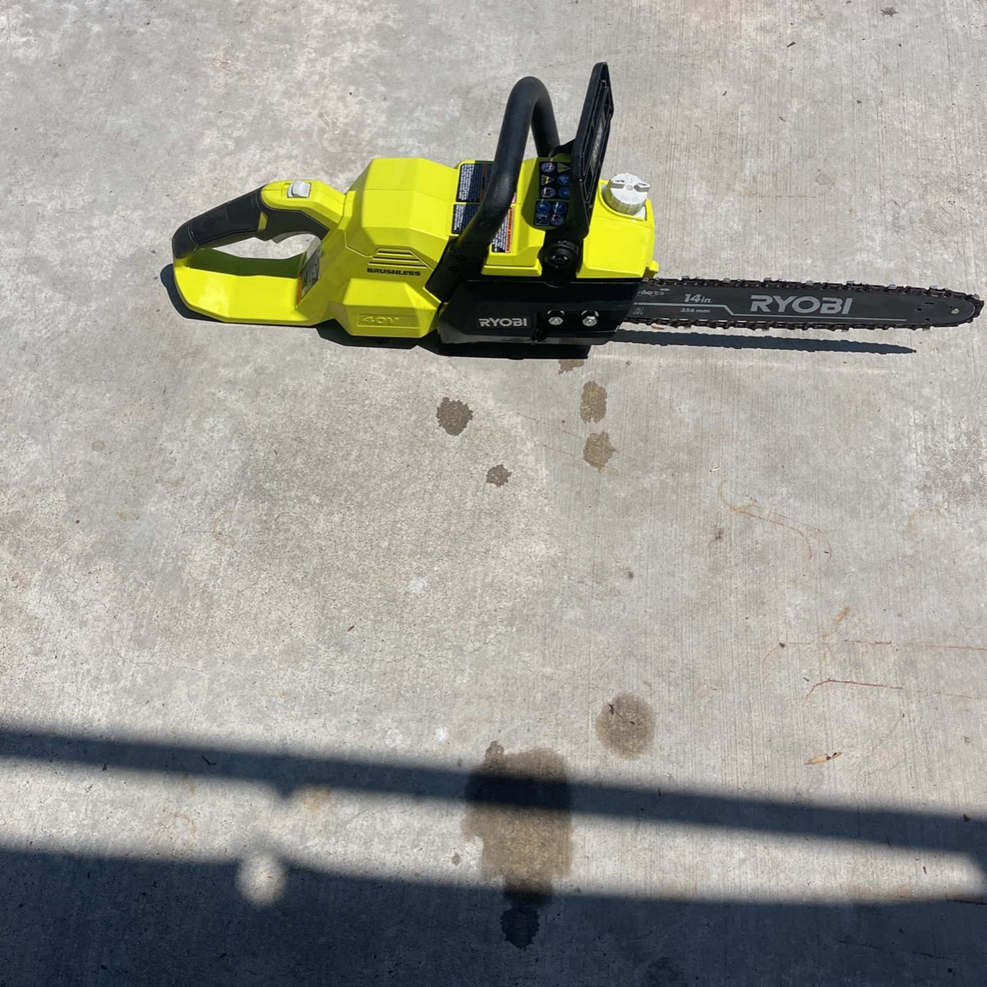 40 V chainsaw 14 inch tool only