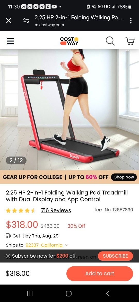 Foldable Treadmill