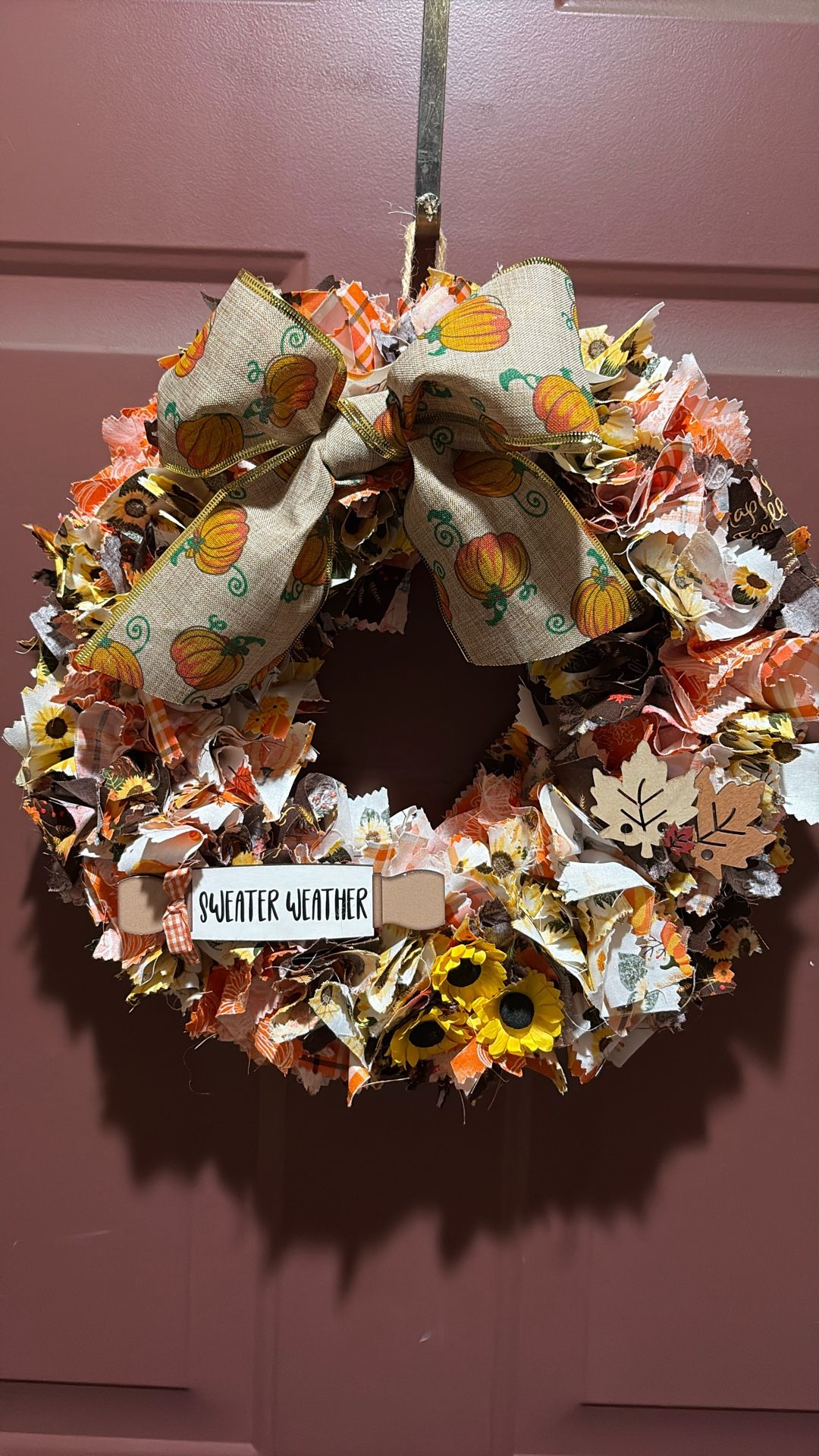 New!!! Homemade FALL wreath