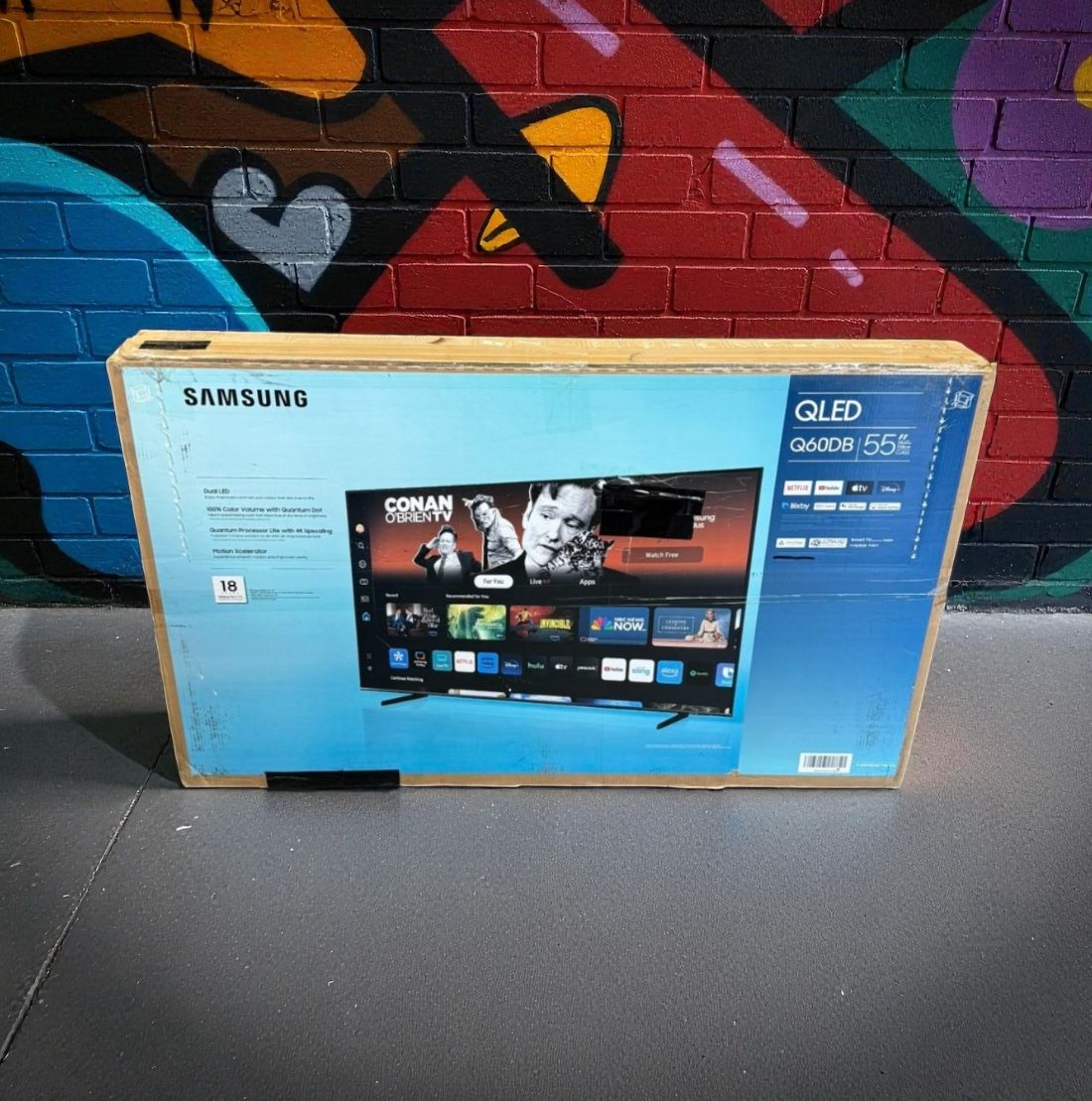 55 “ Samsung Smart 4K QLED HDR TV