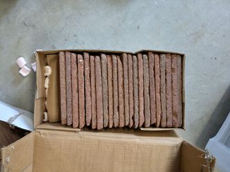 Thin brick veneer - perfect for creative gardening projects, one box nearly full + corner pieces +