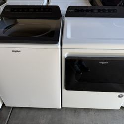 Set Whirlpool Washer And Dryer Electric 