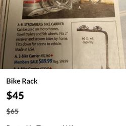 Bike Rack For Your Car Or Truck