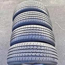 Set 225/55-19 Bridgestone Con El 80% De Vida 