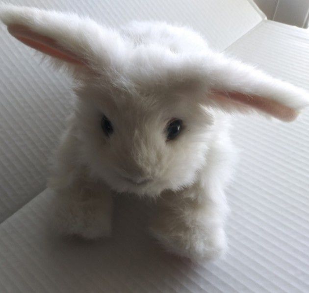 FurReal Friends Hop 'n Cuddle White Bunny Rabbit Plush Toy