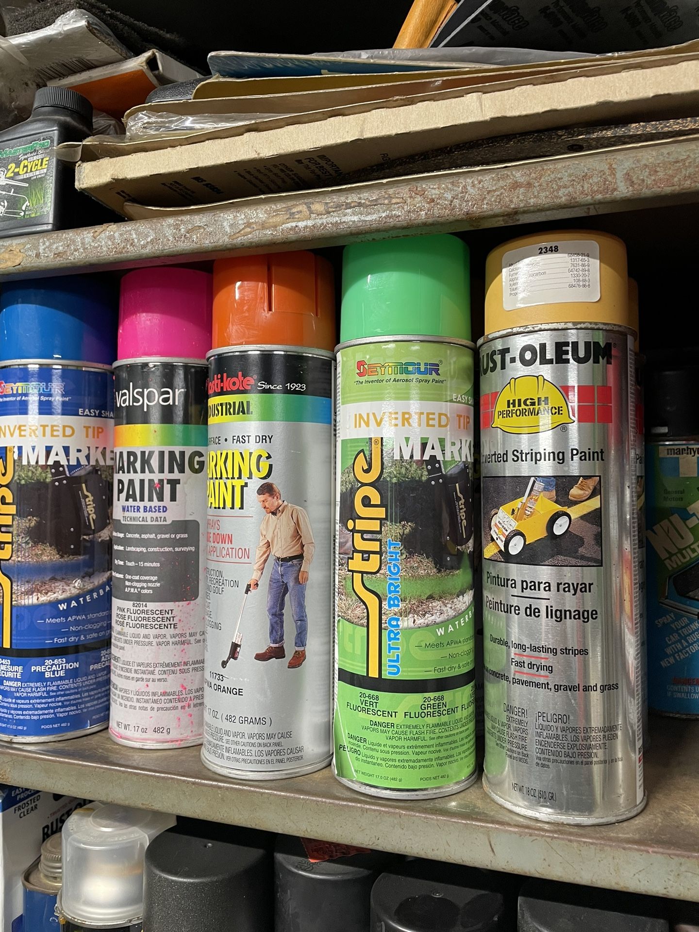 Inverted Marking Paint Many Colors