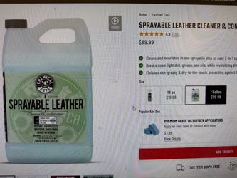 Leather and Conditioner Chemical Guys