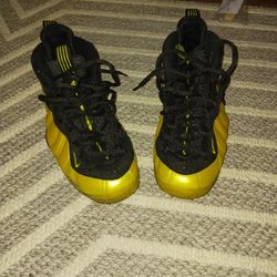 NIKE AIR FOAMPOSITE ONE ELECTROLINE YELLOW BLACK 2011 SNEAKERS MENS SIZE 11.5