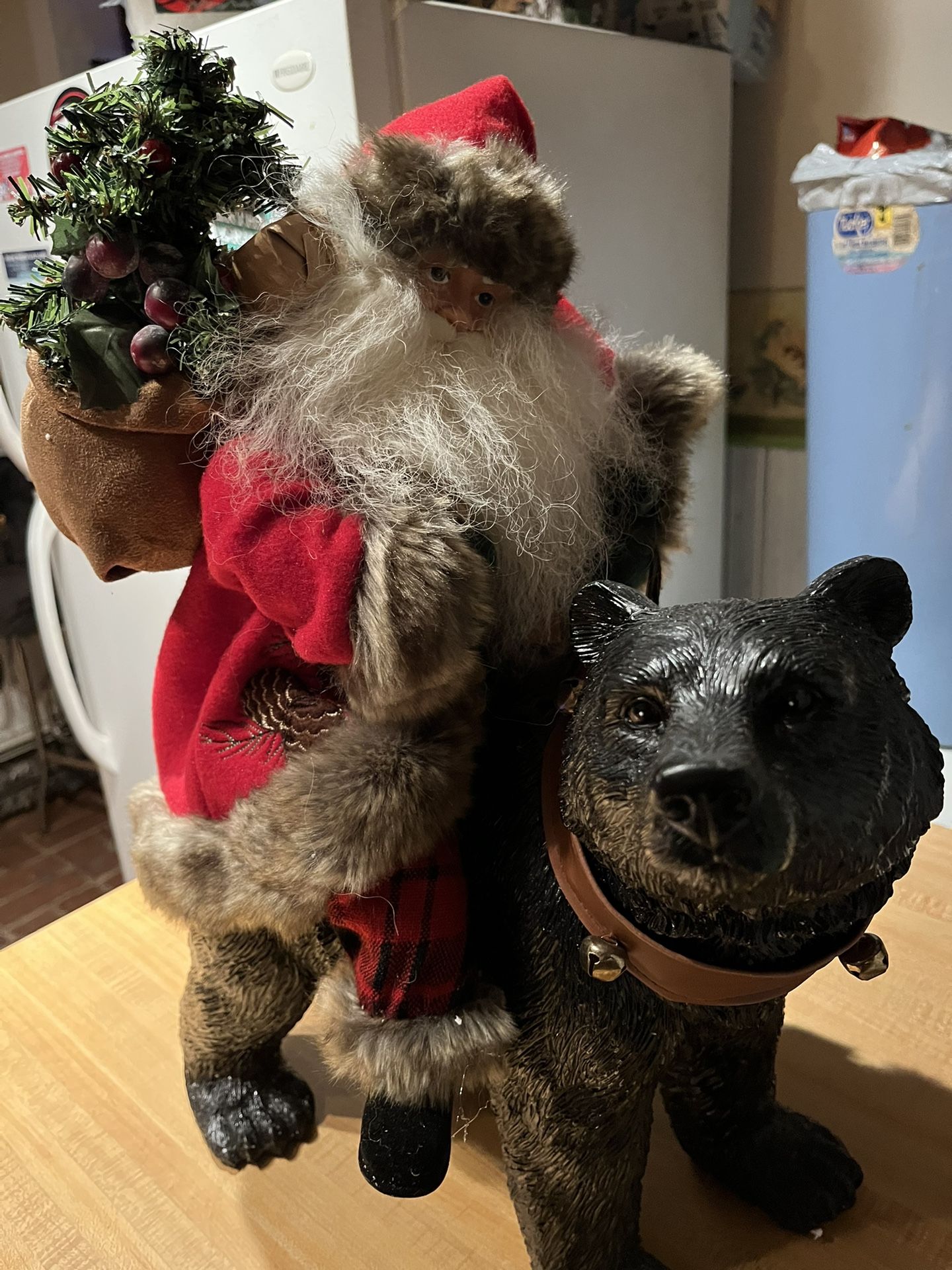 Santa On A Bear