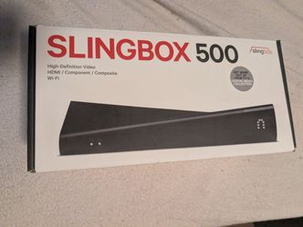 New Slingbox 500- High Definition Video with Remote
