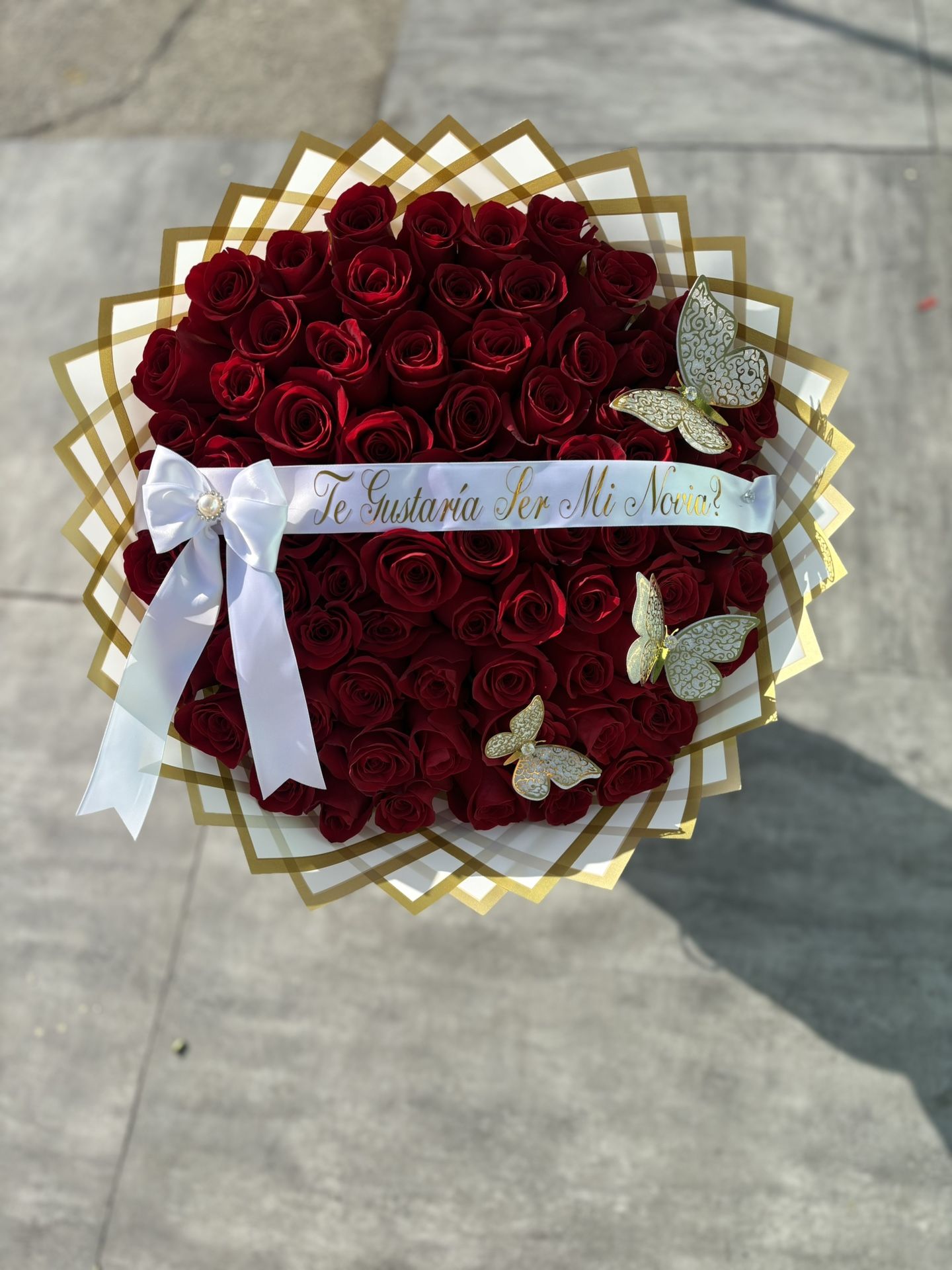Ramo Buchon Flower Roses Bouquet Rosas