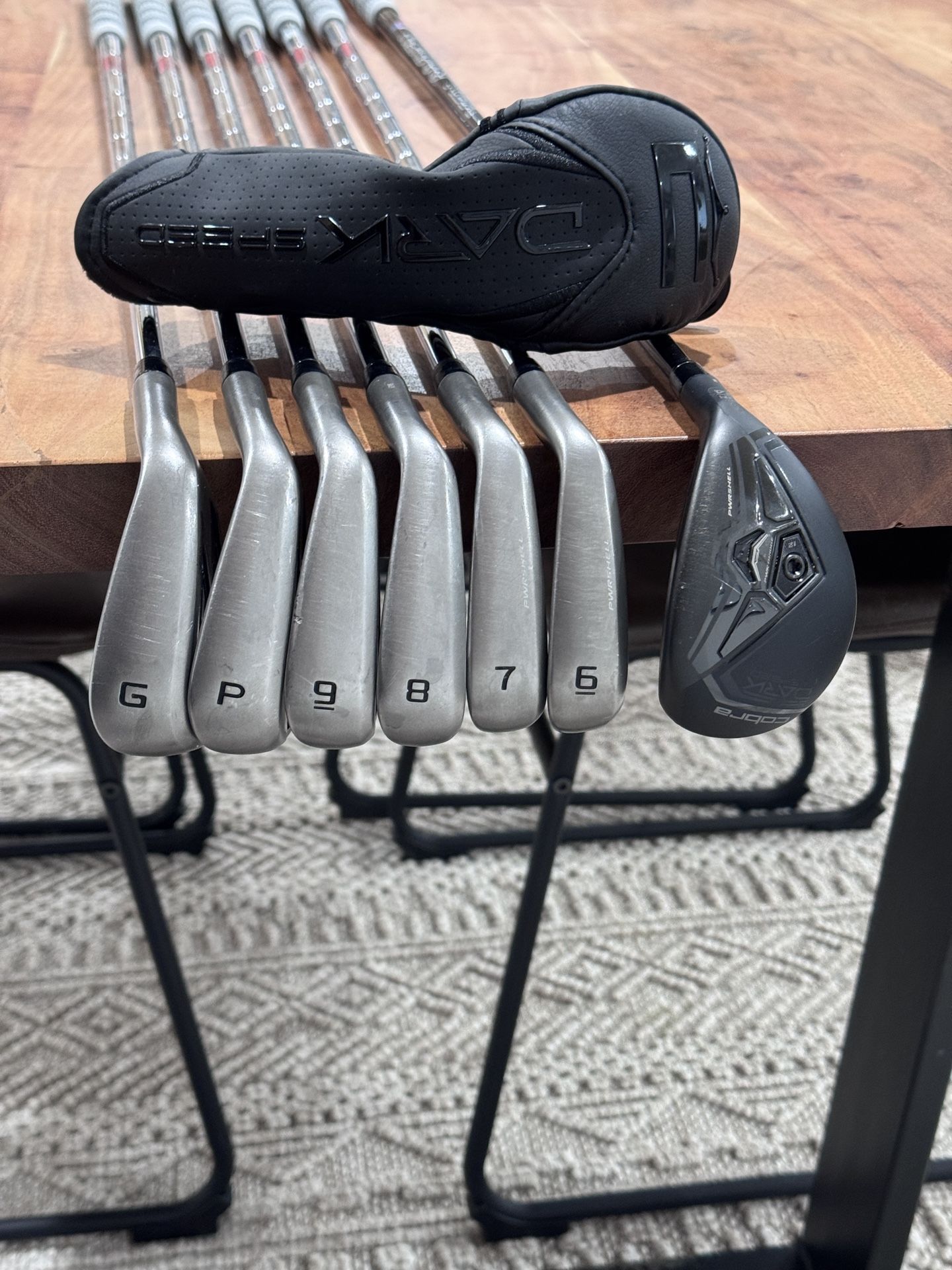 Cobra Dark Speed Irons & Hybrid 
