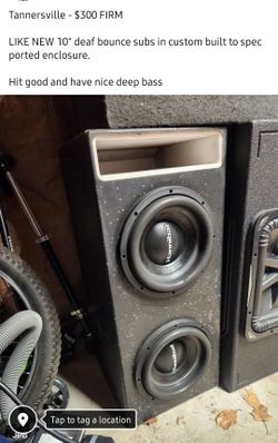 Deaf Bounce 10" Subs In Custom Box