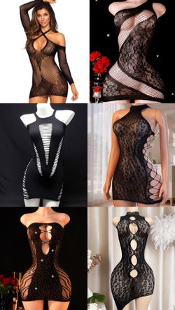 6 Lingerie Dresses Set