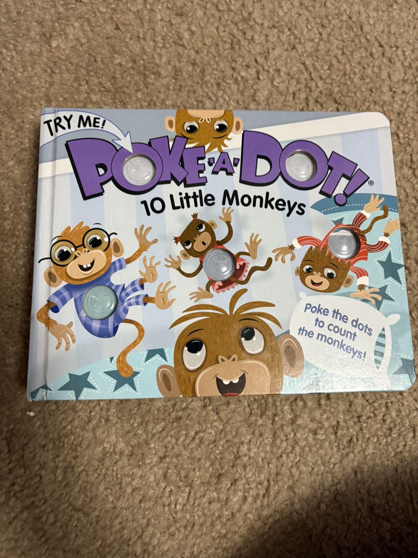 Poke A Dot 10 Little Monkeys 