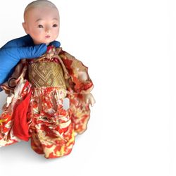antique and vintage Japanese dolls