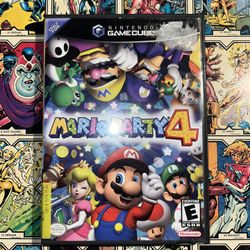 Mario Party 4 (Nintendo GameCube, 2002) Complete CIB - Tested - Authentic