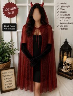 Red Devil Costume Set - Halloween