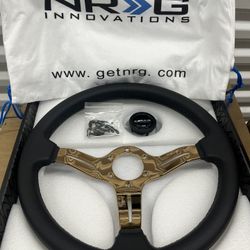 NRG Innovations Rose Gold Steering Wheel Universal (315mm)