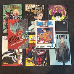 Manga volumes