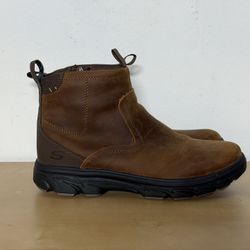 Skechers USA Resment Korver Chukka Brown Boots Men's Size 9