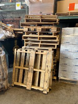 Empty pallets