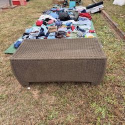 Outdoor Wicker Coffee Table