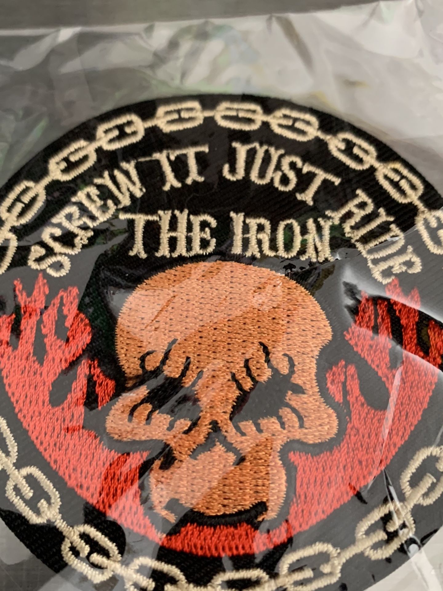 Bikers Iron On Patch