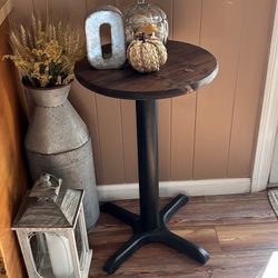 Real Wood End Table 
