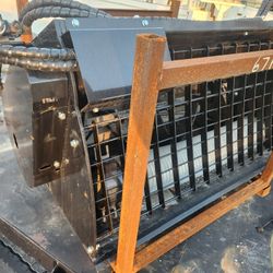 Skid Steer Concrete Mixing Attachment