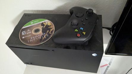 Xbox Series X Console with Halo game