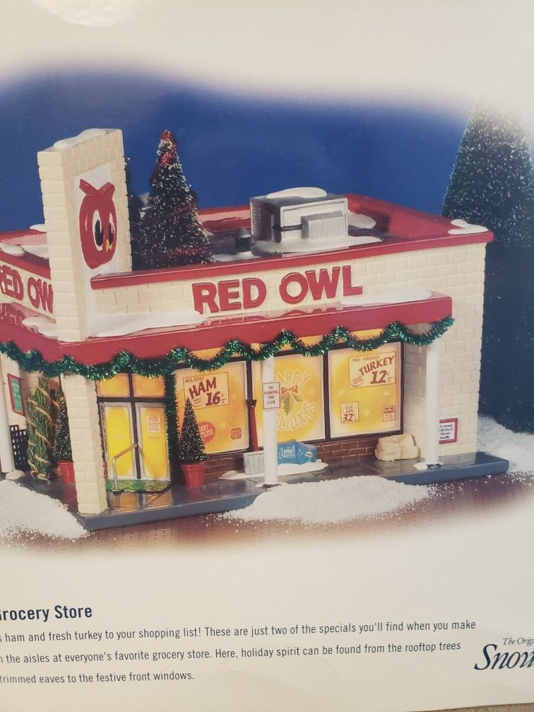 Department 56 Red Owl Grocery Store MIB