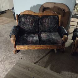 Sofa, Love Seat And Rocking Chair