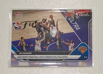 OG Anunoby, New York Knicks • 2025-26 NBA Topps Now Card 336 * Game-Winning Putback